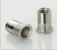 不锈钢滚花平圆头圆柱铆螺母