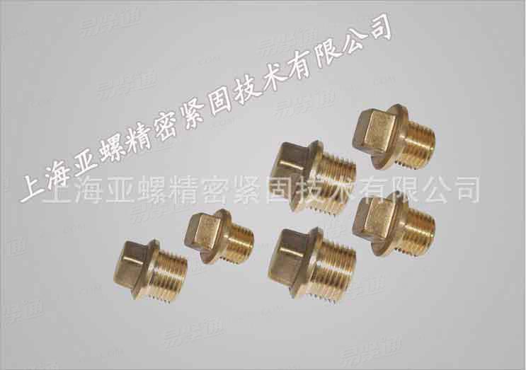铜六角法兰螺塞