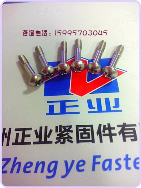 不鏽鋼細杆十字槽盤頭螺絲