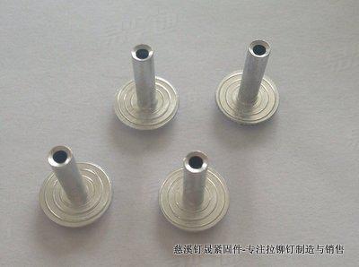 大帽沿鋁鉚釘 空心鋁鉚釘 廠家規模量產