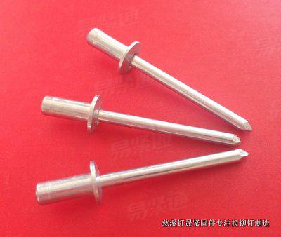 廠家直銷Φ3.2*8、Φ4*8、Φ4.8*10鐵封閉型圓頭抽芯鉚釘 鐵鉚釘