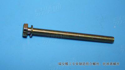 六角头组合螺钉带弹垫组合件