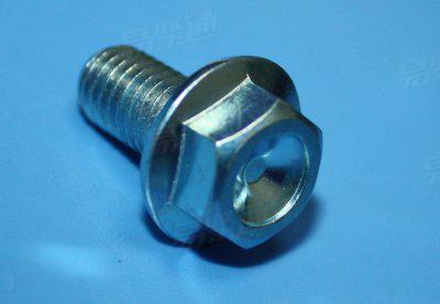 外六角头法兰面螺栓 汽车螺栓凹脑螺栓