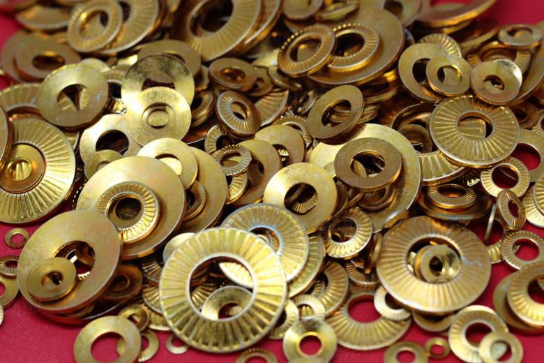 法國(guó)擰緊用帶條痕錐形墊圈NFE25511