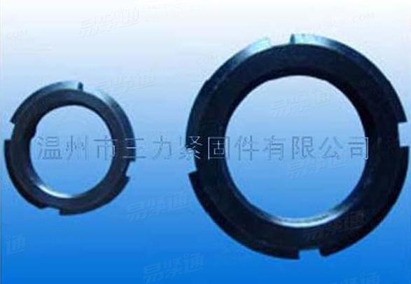 國标圓螺母 溫州開槽圓螺母GB812