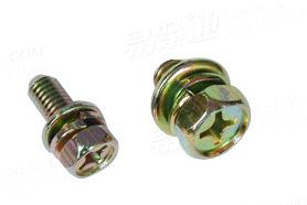 XY8.8 XY10.9六角頭十字組合螺栓GB9074.13  十字槽六角頭螺栓帶墊圈組合件