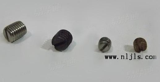 开槽紧定螺丝厂家  无头一字紧定螺丝