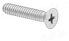 美制十字槽沉頭螺釘18.6.3平頭十字螺釘