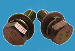 8.8级组合螺栓 高强度六角头组合螺丝