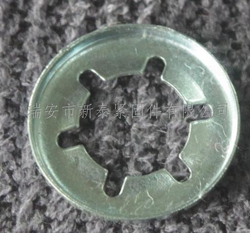 轴承夹 内齿锥形弹簧垫圈 65锰翻边轴承夹