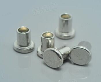 扁圆头半空心铆钉GB873 扁头半空心铆钉