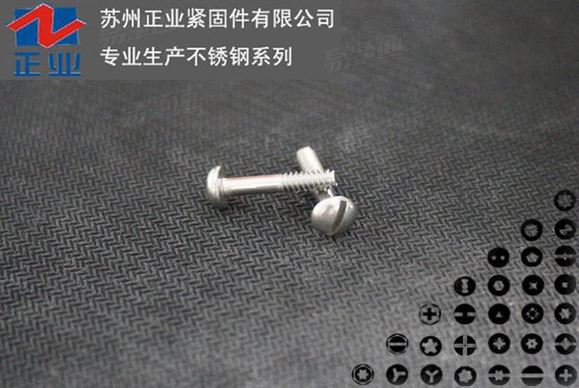不鏽鋼開槽盤頭螺釘