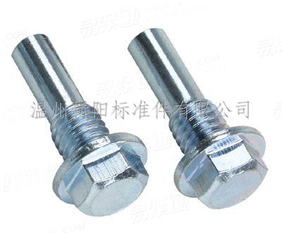 XY8.8 XY10.9六角带垫螺栓  头端螺纹 非标法兰螺栓