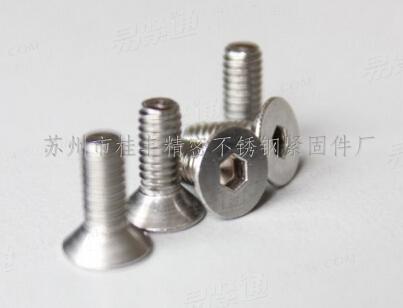 DIN7991不锈钢内六角沉头螺丝 M8*10-100