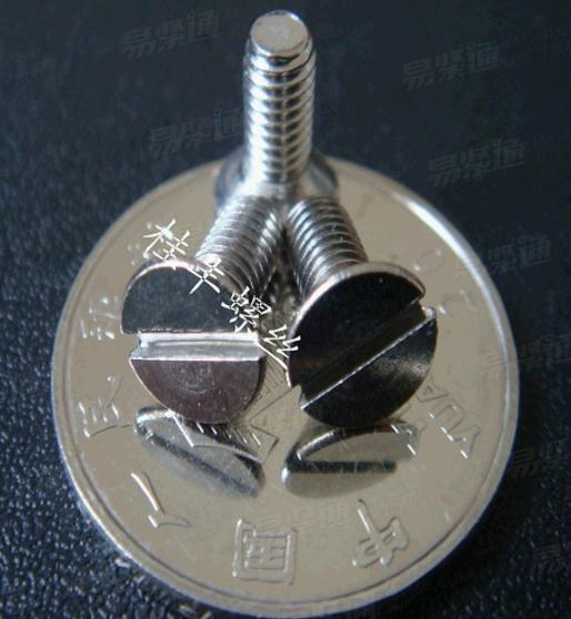 開槽沉頭螺釘GB68優質不銹鋼螺絲 廠家直供M1.6-M10