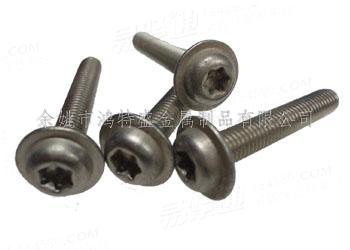 不锈钢梅花槽盘头带垫螺钉（不锈钢圆头带垫螺丝）