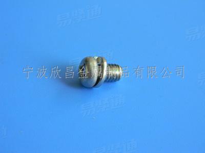 304不锈钢盘头组合螺钉（十字槽盘头螺钉和弹垫组合）