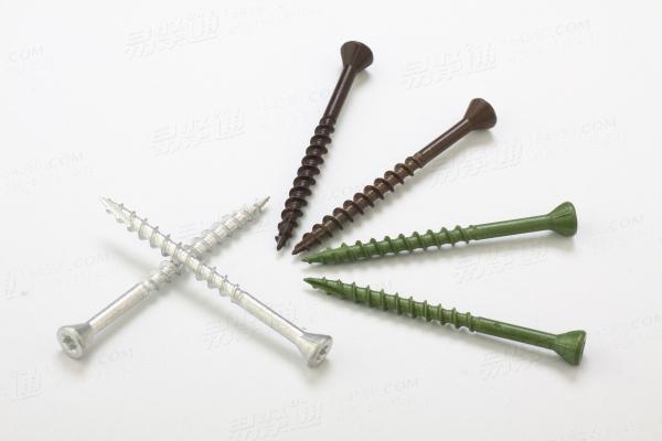 410彩色梅花槽沉頭帶筋割尾自攻釘
