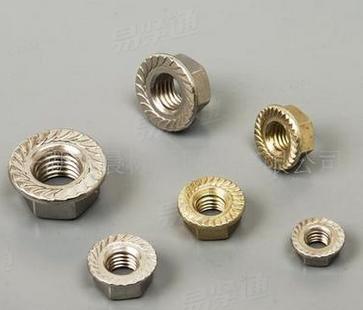 六角法蘭螺母，GB6177, Q320.DIN6923