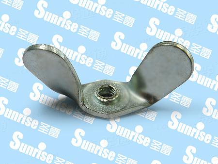 鍍鋅折彎式高頭圓翼蝶形螺母  非标圓翼蝶帽