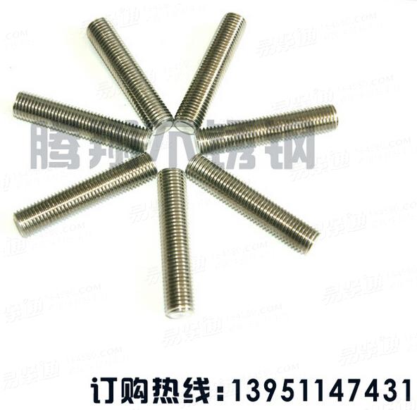 大量销售不锈钢牙条 按客户要求订制 全牙丝杆