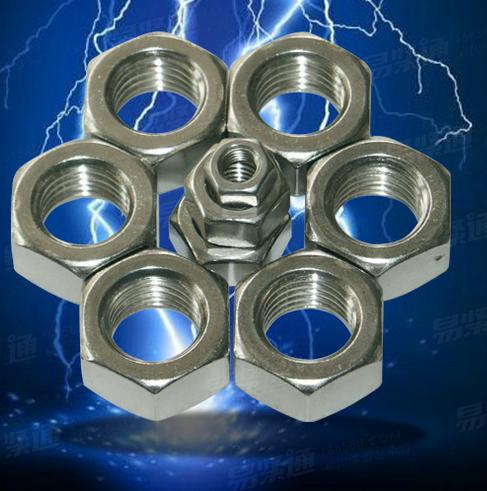 現(xiàn)貨批發(fā)不銹鋼六角螺母螺絲 支持加工定制不銹鋼非標(biāo)螺母