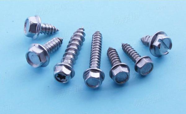 各类不锈钢六角法兰自攻螺丝批发、苏州不锈钢螺丝厂家直销