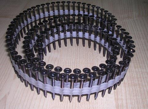 四方槽平头钻尾螺丝组合（链带墙板钉、链带螺丝）