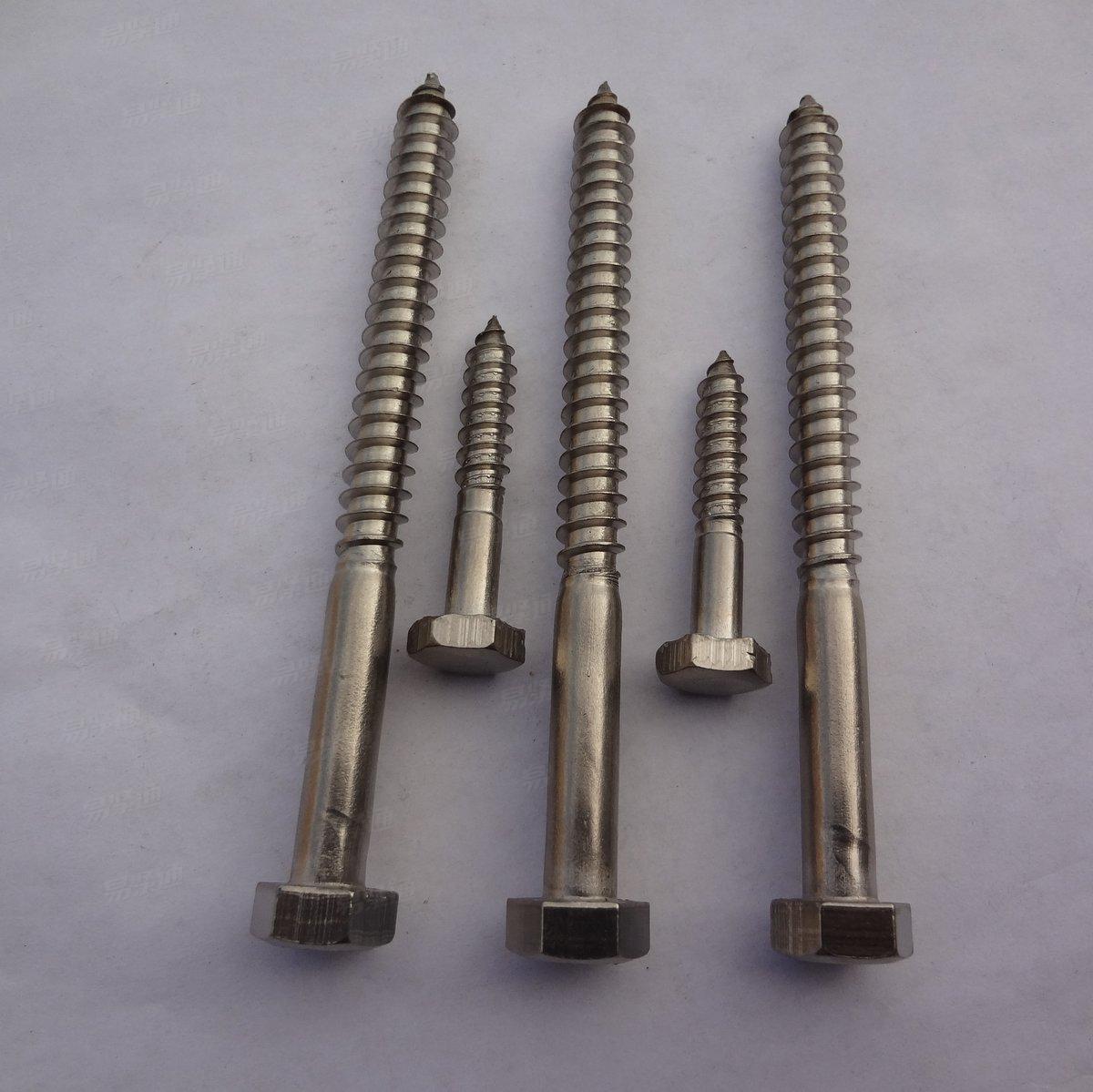 不鏽鋼外六角木螺絲