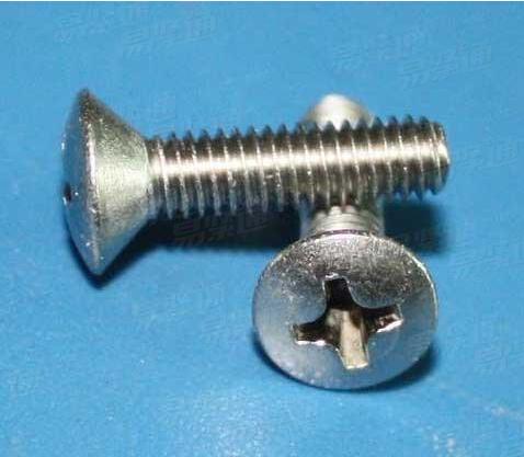 不锈钢十字槽半沉头螺钉