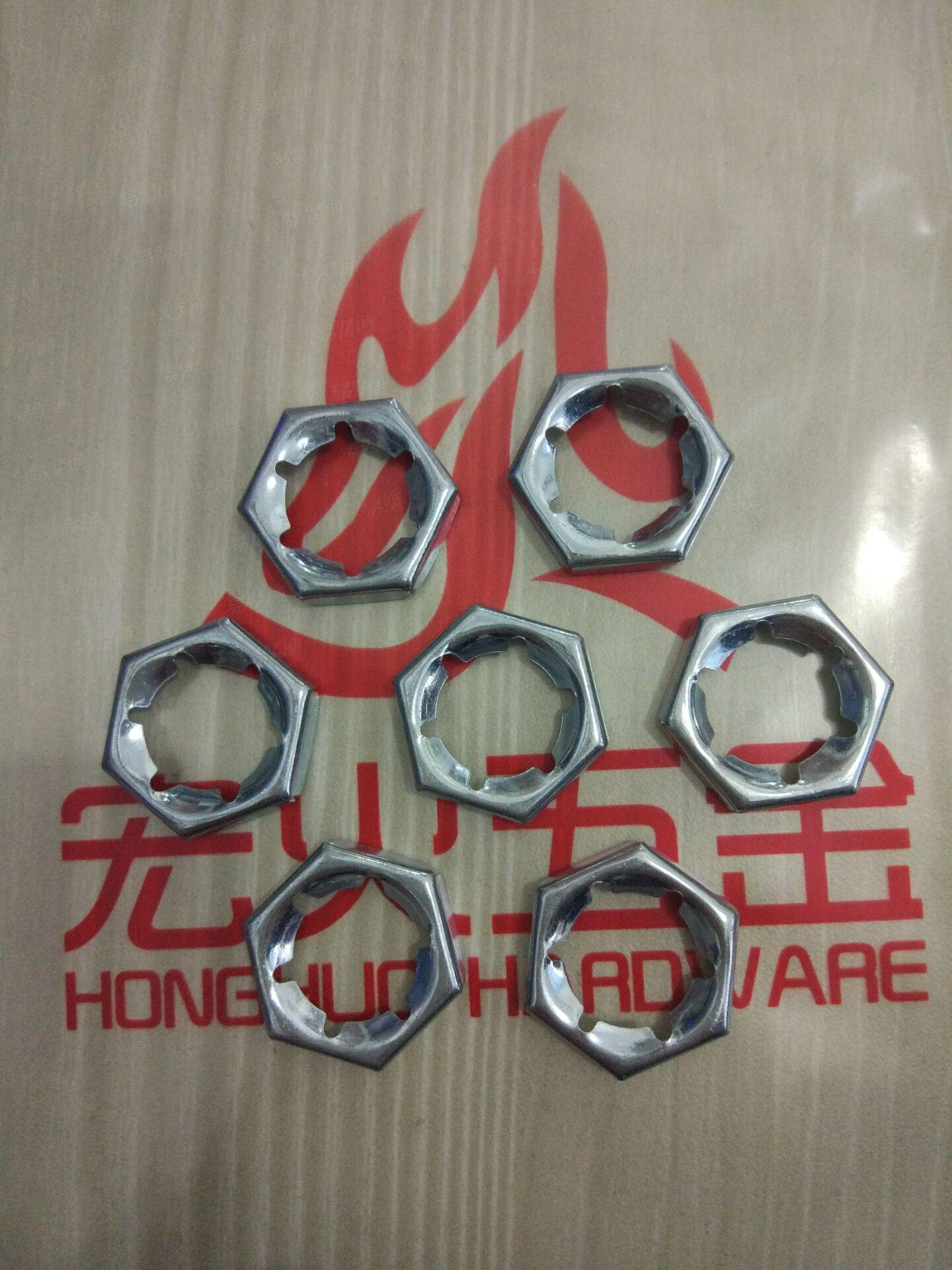 宏火五金供货 DIN7967 扣紧螺母 防松螺母 自锁螺母