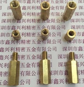 PC板支撐柱 黃銅六角柱 六角定位螺柱