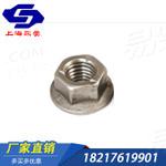 ASME/ANSI美标 18.16.3M 六角法蘭壓點式鎖緊螺母