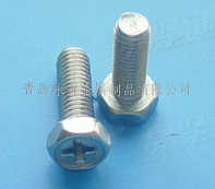 不锈钢 十字槽六角头螺栓