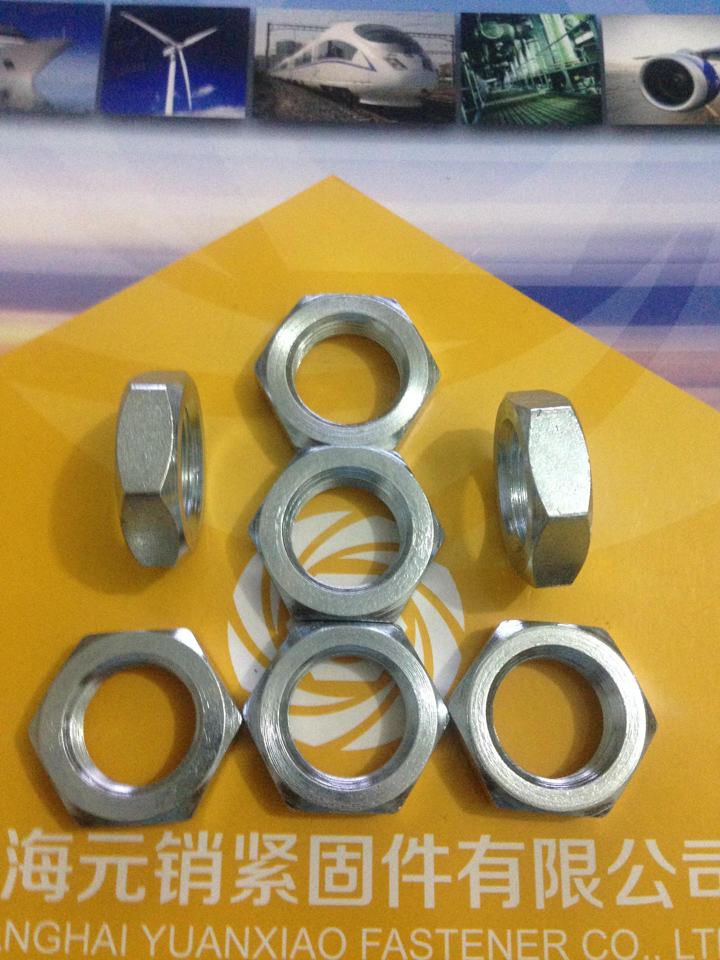 GB6172    304不锈钢六角薄螺母