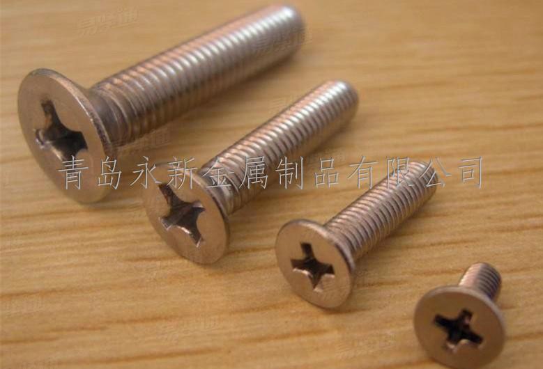 不锈钢 十字槽沉头螺钉