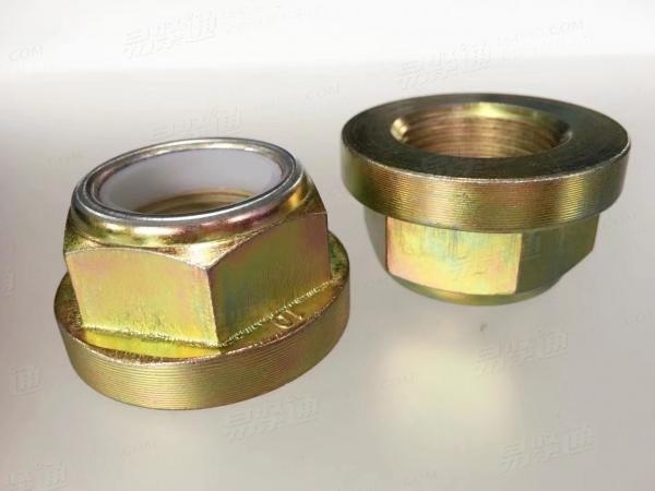 镀六价铬锌/镀三价铬锌/达克罗/热镀锌 六角法兰锁紧螺母