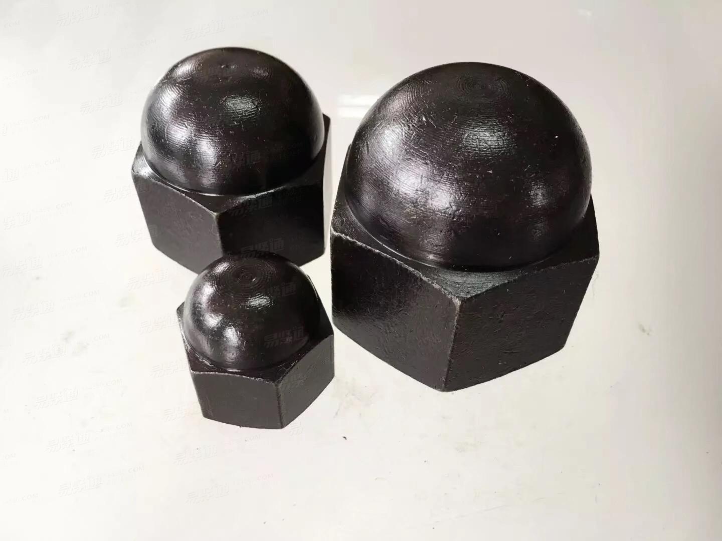 發(fā)黑 M20-M90規(guī)格六角蓋形螺母 廠家直供GB923