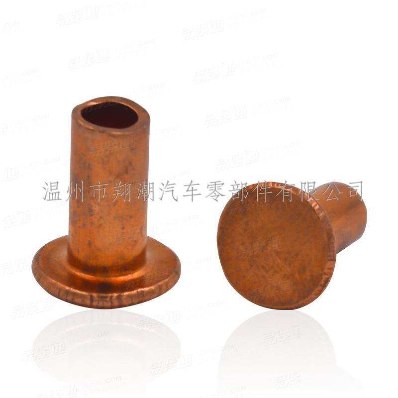 GB 875 紫銅 平頭半空心鉚釘