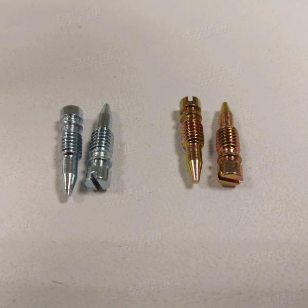 非標加工 化油器螺絲 開槽尖尾螺絲 鍍鋅