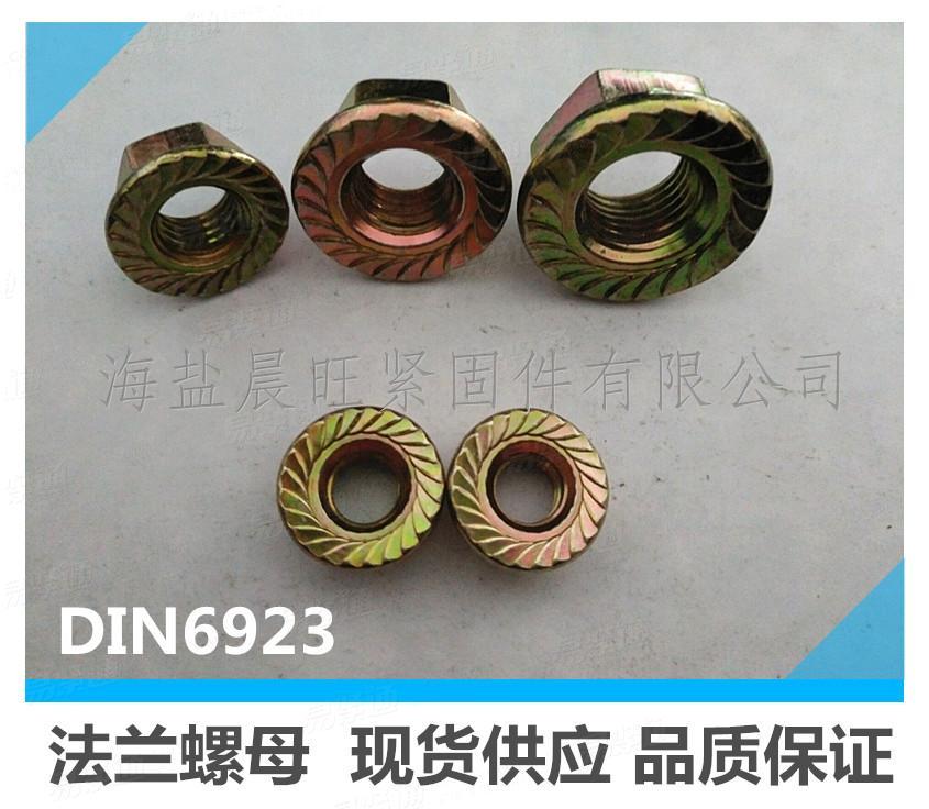 海盐供应DIN德标6923-1983M16六角法兰螺母