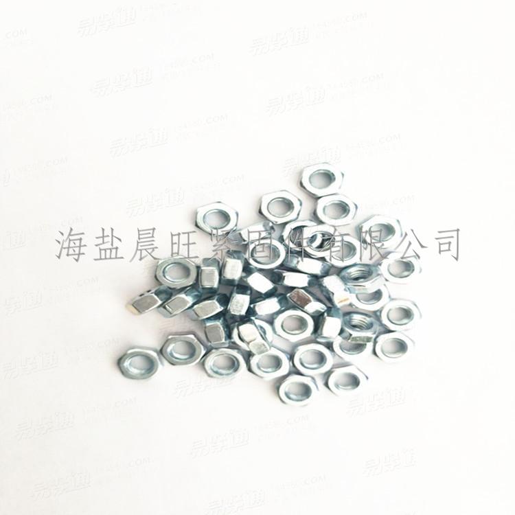 海盐厂家现货供应ISO4032-1999外六角螺母M4