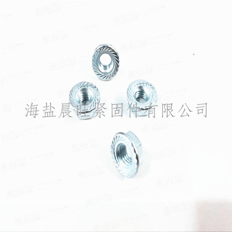 现货供应GB6177.1-2000六角法兰面螺母M8