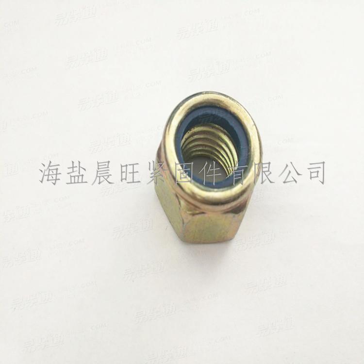 海盐供应GB国标 889.1 - 2000 六角尼龙锁紧螺母M12 8级