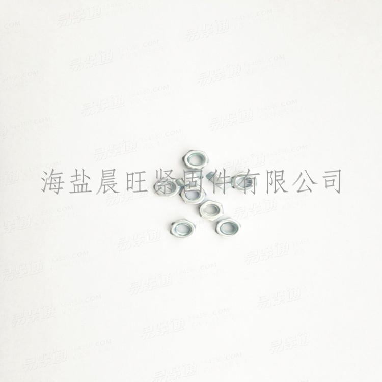 海盐供应高品质外六角螺母M4