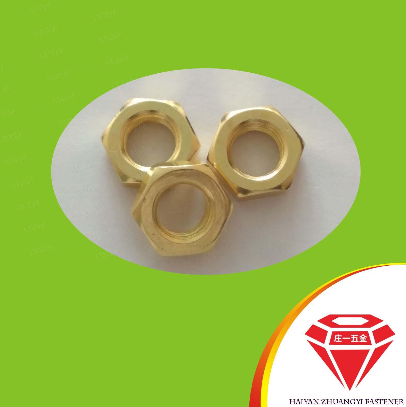 莊一/薄螺母DIN936 六角薄螺母廠家直銷