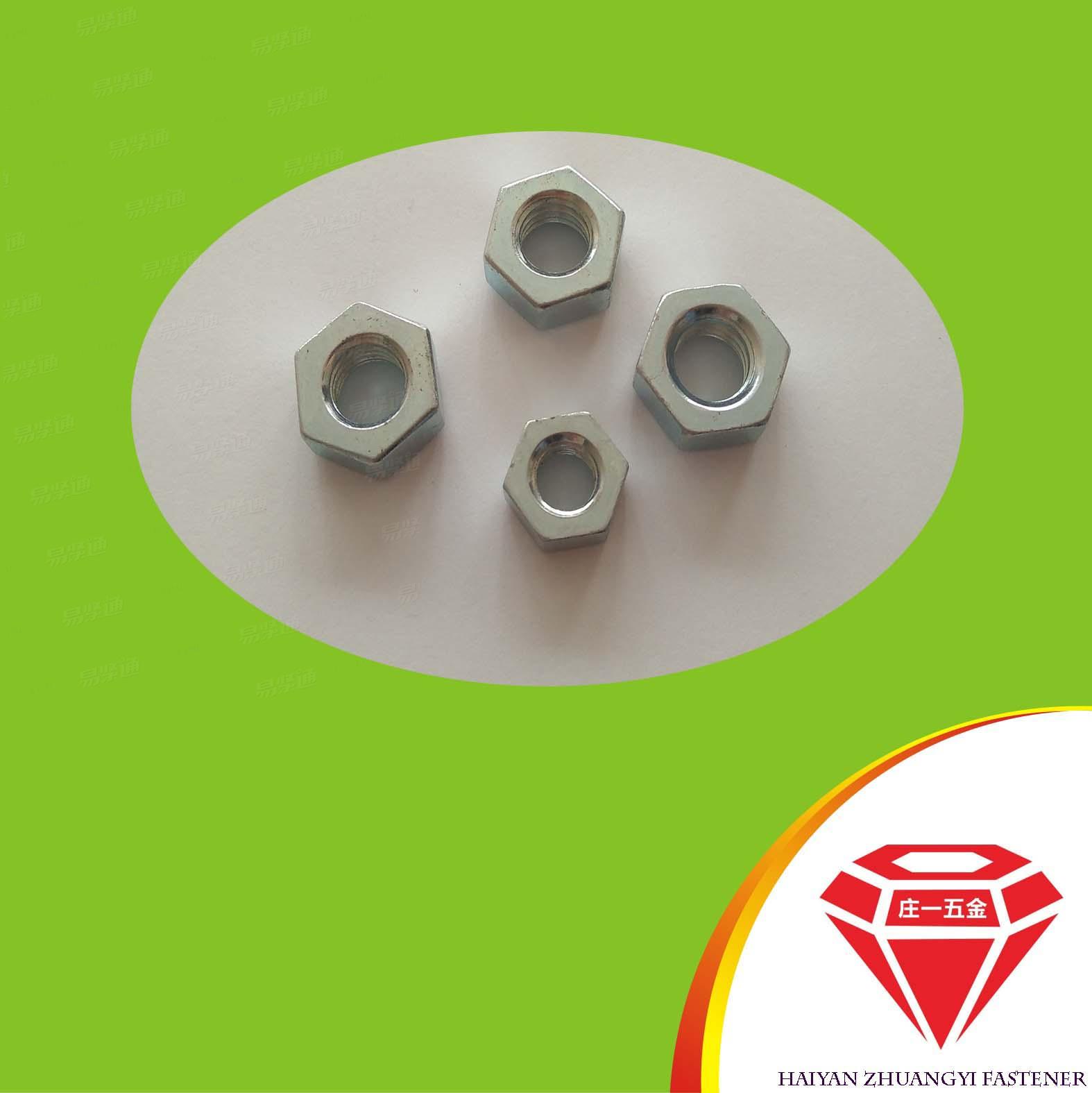 莊一/DIN439無倒角六角薄螺母