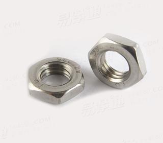A4 GB6172 不锈钢薄型六角螺母