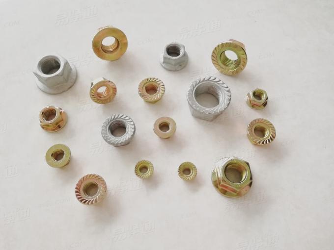 GB6177/DIN6923平板/带齿法兰螺母