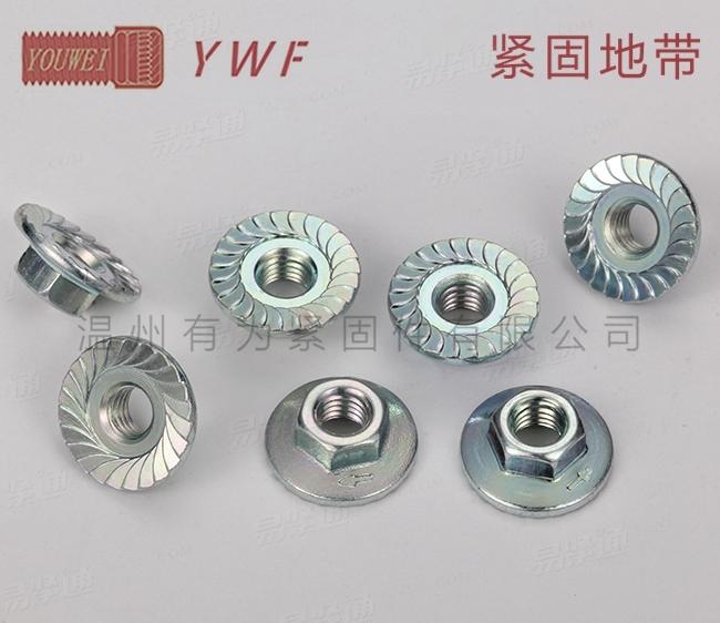 汽车风扇左右旋法兰面螺母(M5 M6)